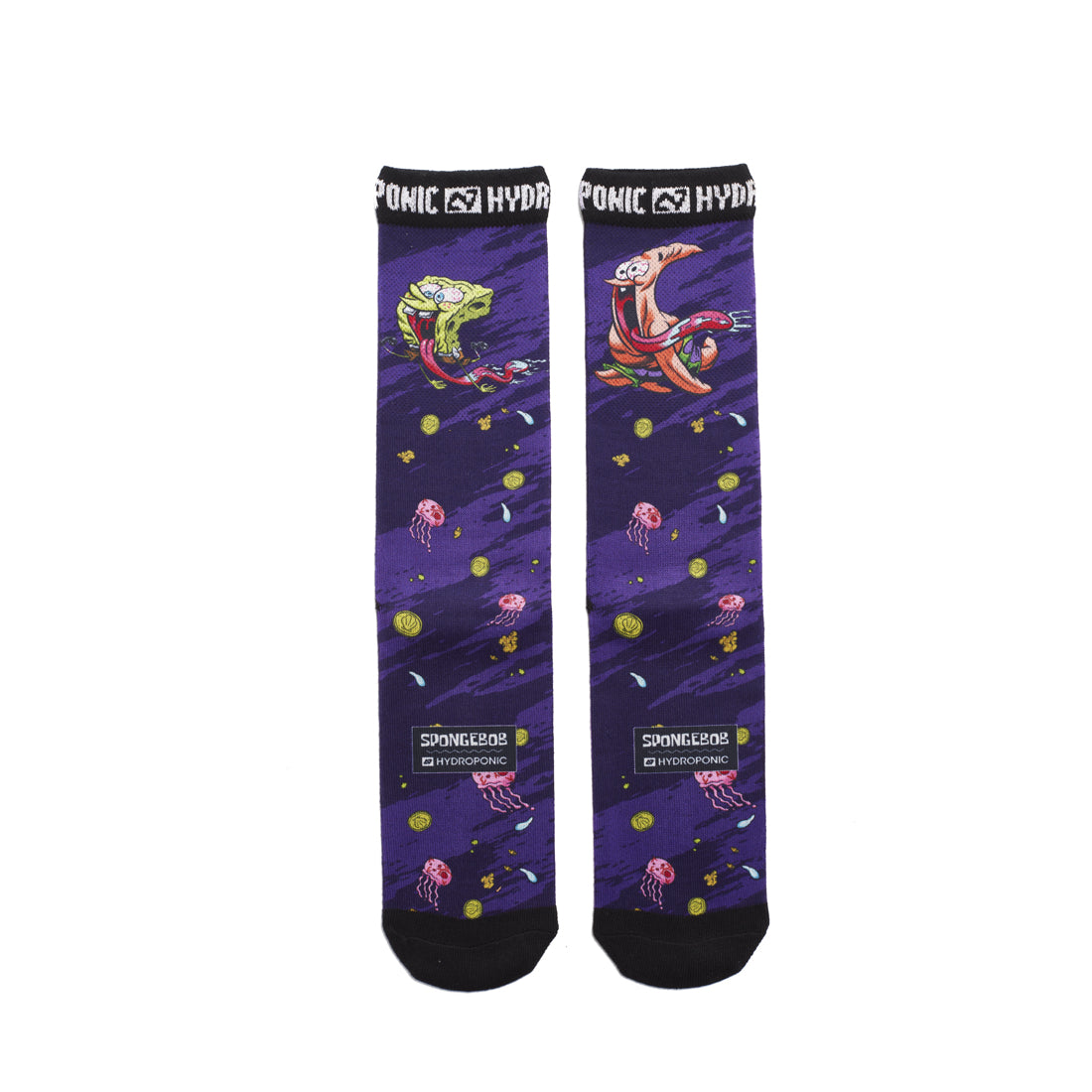 Șosete SpongeBob Run Purple&nbsp; SpongeBob SquarePants x Hydroponic Official Collaboration - Sosete Festival