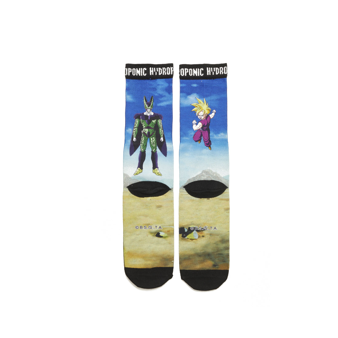 Șosete Dragon Ball Z Cell vs Gohan&nbsp; Dragon Ball Z x Hydroponic Official Collaboration - Sosete Festival