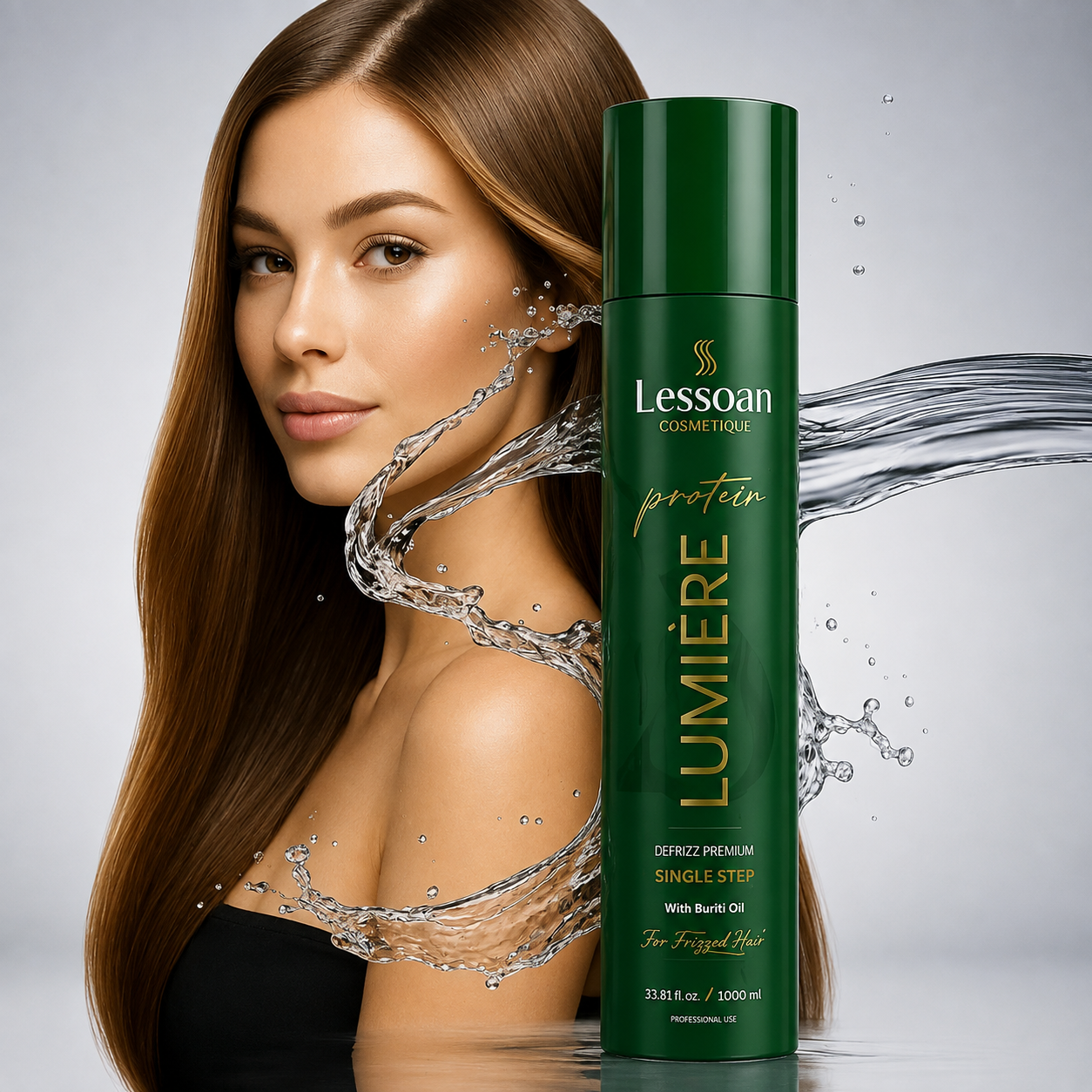 Botox pentru păr Lumière pentru păr blond 1000 ml | Lessoan