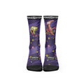 Șosete SpongeBob Run Purple&nbsp; SpongeBob SquarePants x Hydroponic Official Collaboration - Sosete Festival