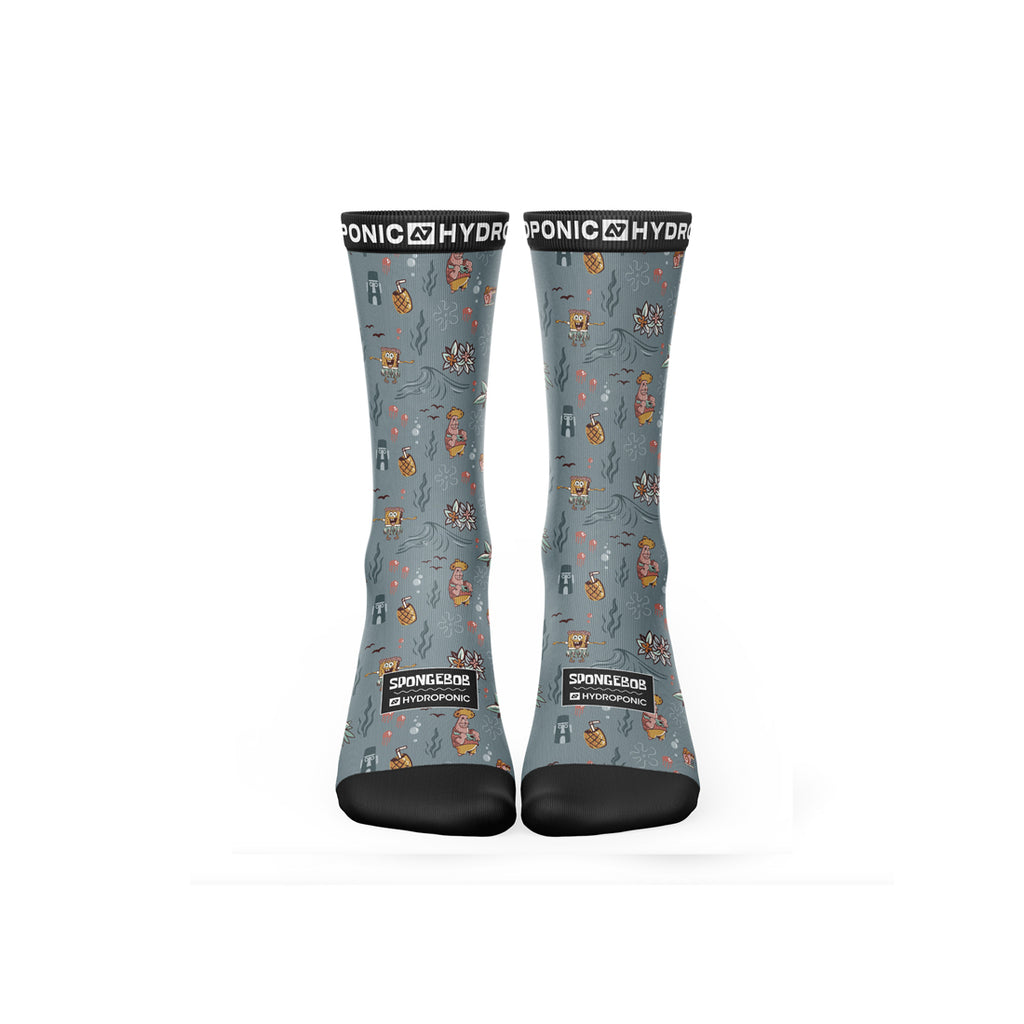 Șosete SpongeBob Hawaiian Teal  SpongeBob SquarePants x Hydroponic Official Collaboration - Sosete Festival