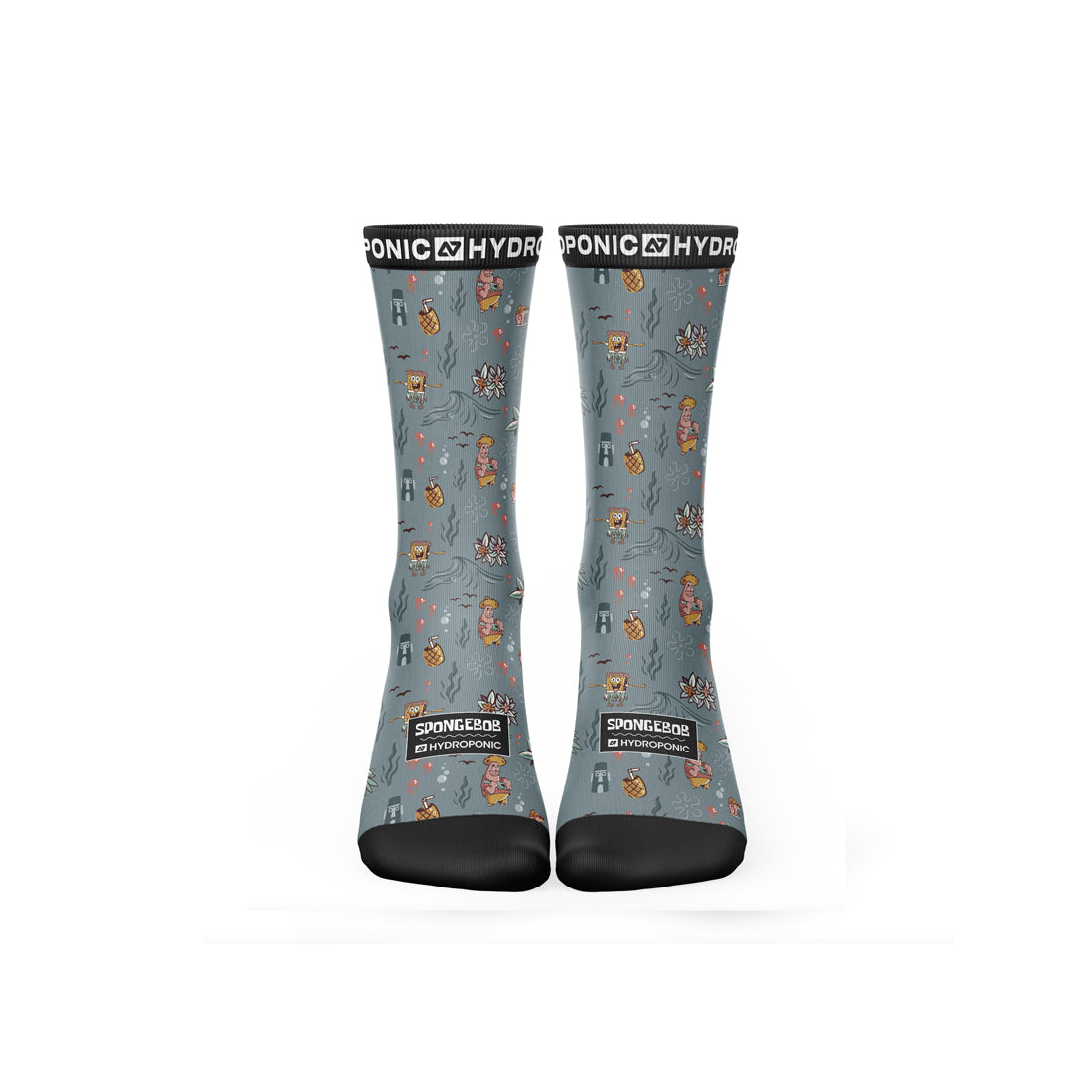 Șosete SpongeBob Hawaiian Teal  SpongeBob SquarePants x Hydroponic Official Collaboration - Sosete Festival