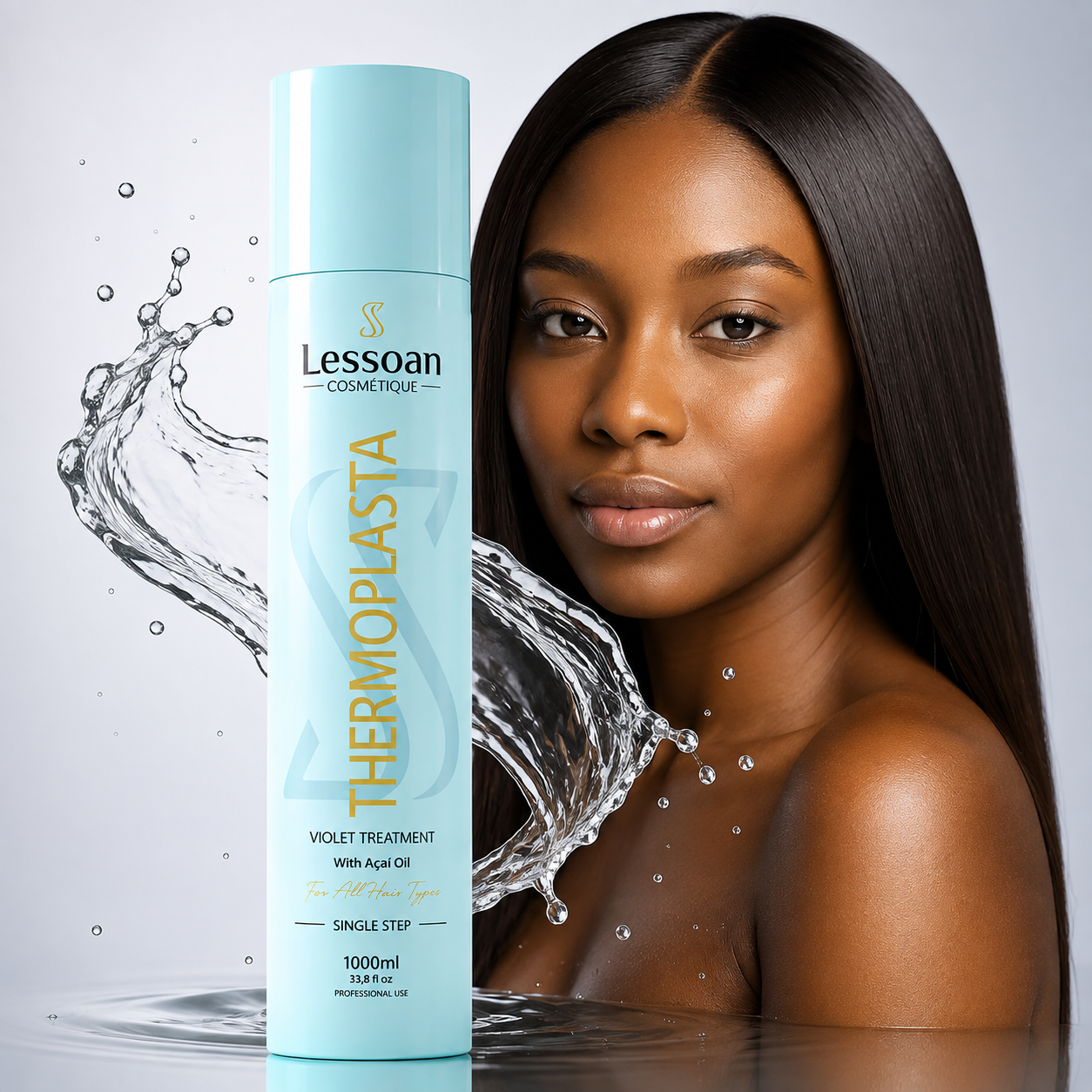 Botox pentru păr Thermoplastia Lessoan Cosmetics 1000 ml