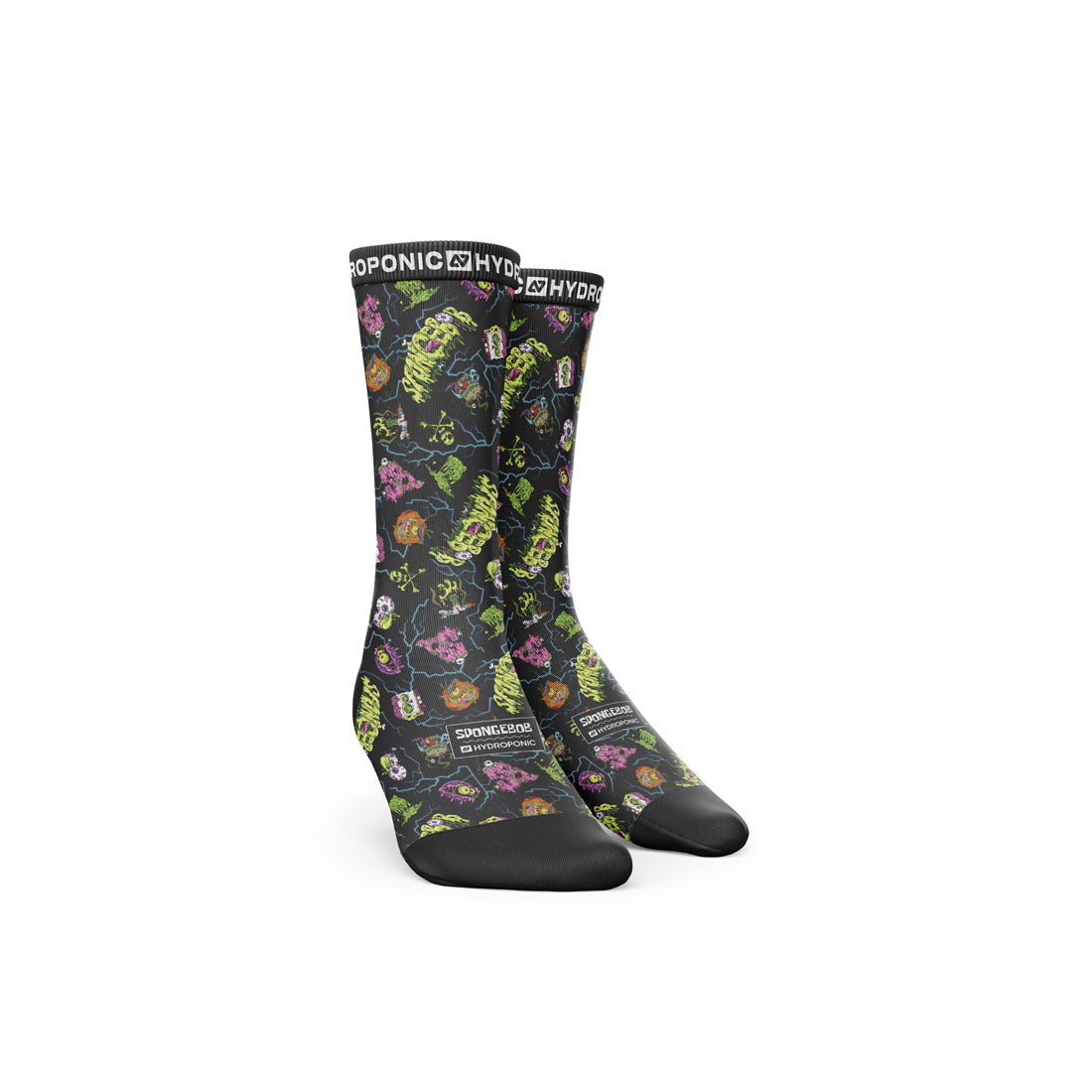 Șosete SpongeBob HALLOWEEN Black  Șosete Unisex Premium cu Design Oficial SpongeBob SquarePants - Sosete Festival