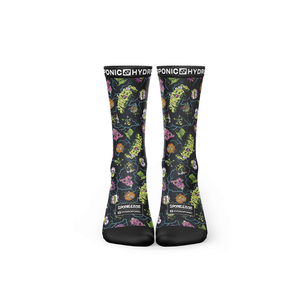 Șosete SpongeBob HALLOWEEN Black  Șosete Unisex Premium cu Design Oficial SpongeBob SquarePants - Sosete Festival