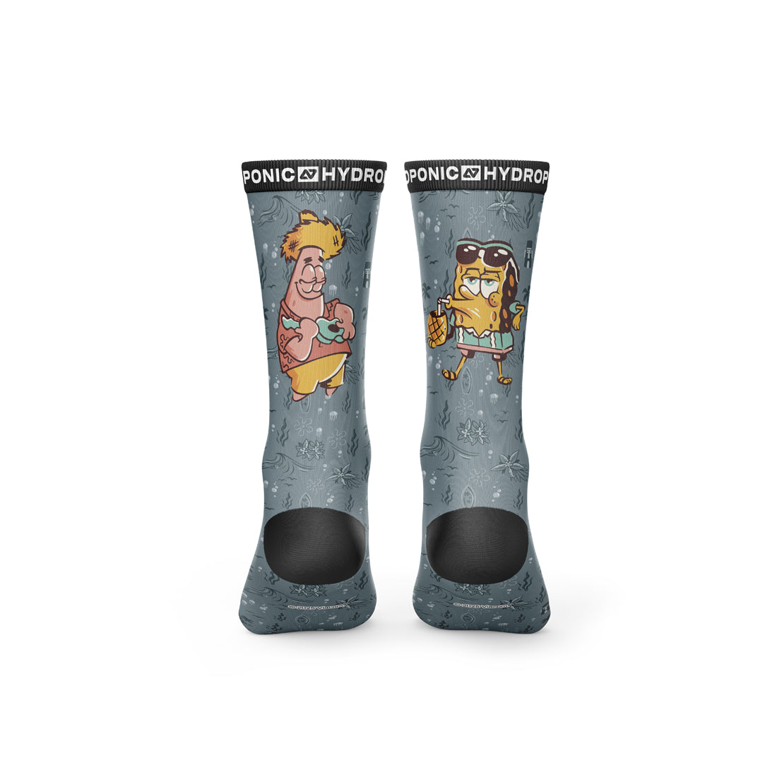 Șosete SpongeBob DUO Teal Șosete Unisex Premium cu Imprimeu Oficial SpongeBob SquarePants - Sosete Festival
