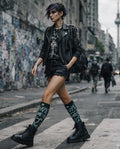 Șosete lungi damă HYD Fashion – Design Artistic Premium, 20 DEN - Sosete Festival