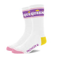 Șosete Prowler RED Queen Alb/Mov – Șosete din bumbac premium cu design modern - Sosete Festival