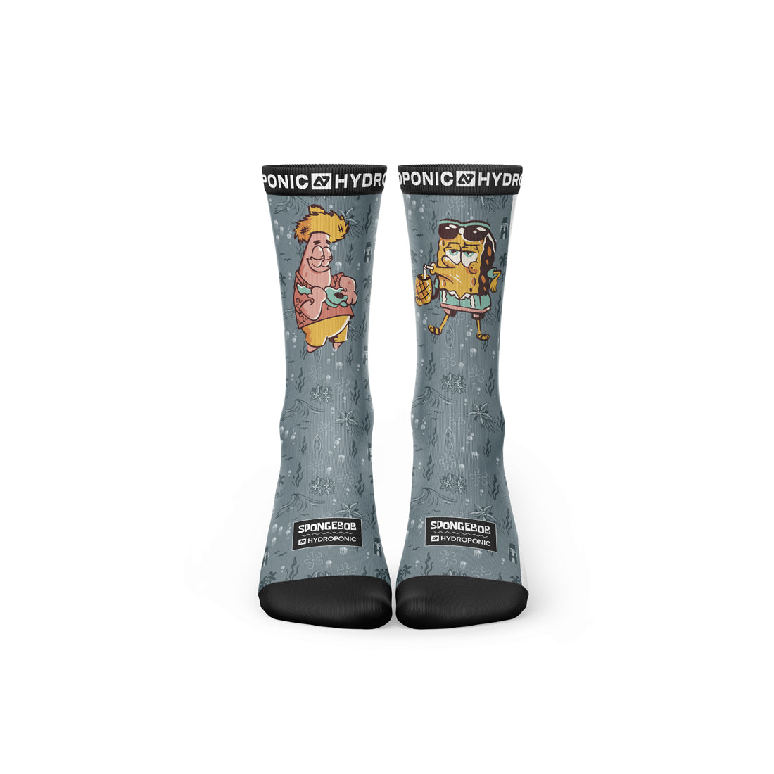 Șosete SpongeBob DUO Teal Șosete Unisex Premium cu Imprimeu Oficial SpongeBob SquarePants - Sosete Festival