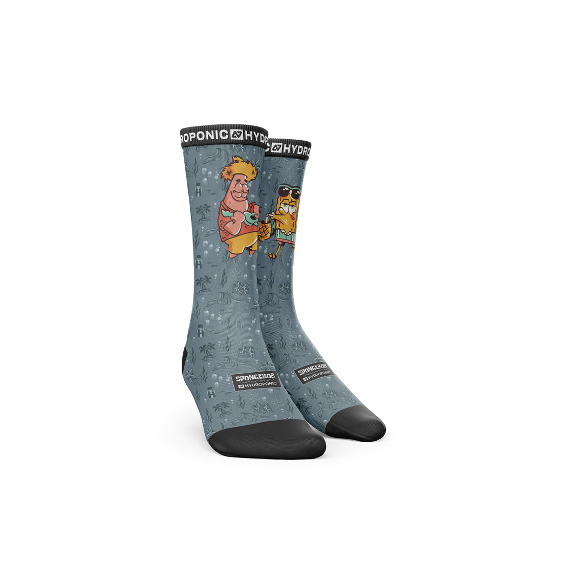 Șosete SpongeBob DUO Teal Șosete Unisex Premium cu Imprimeu Oficial SpongeBob SquarePants - Sosete Festival