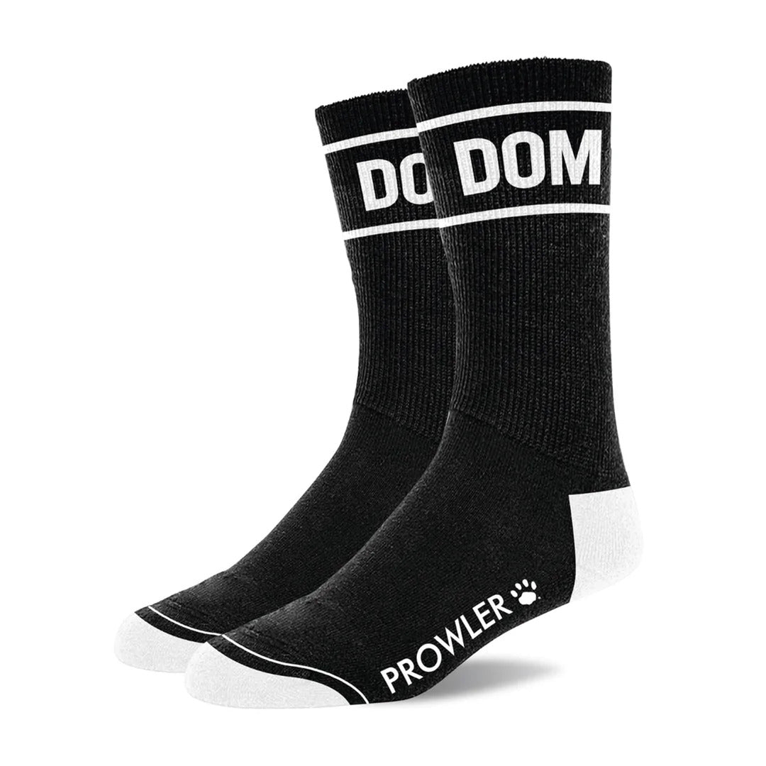 Șosete Prowler RED Dom Black/White – Șosete din bumbac premium cu design distinctiv - Sosete Festival