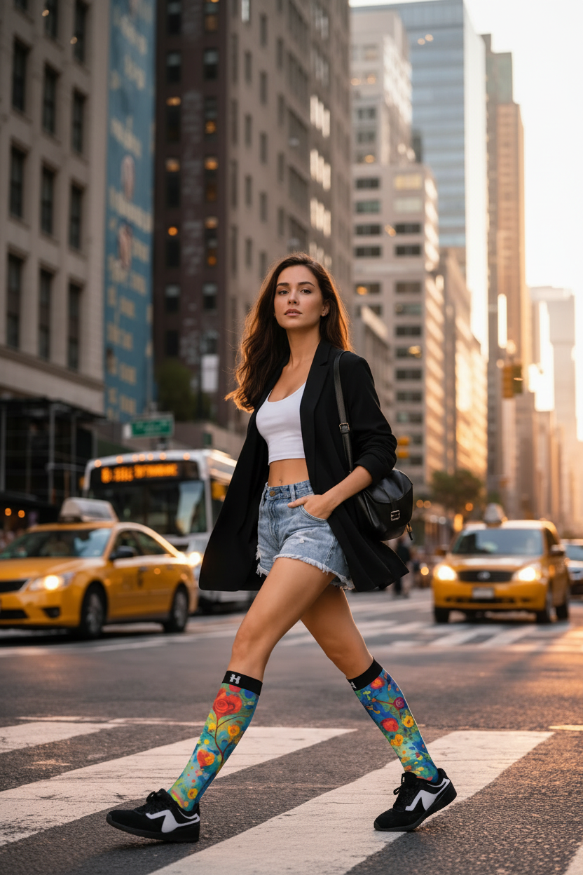 Șosete Dama lungi fashion festival HYD - Sosete Festival