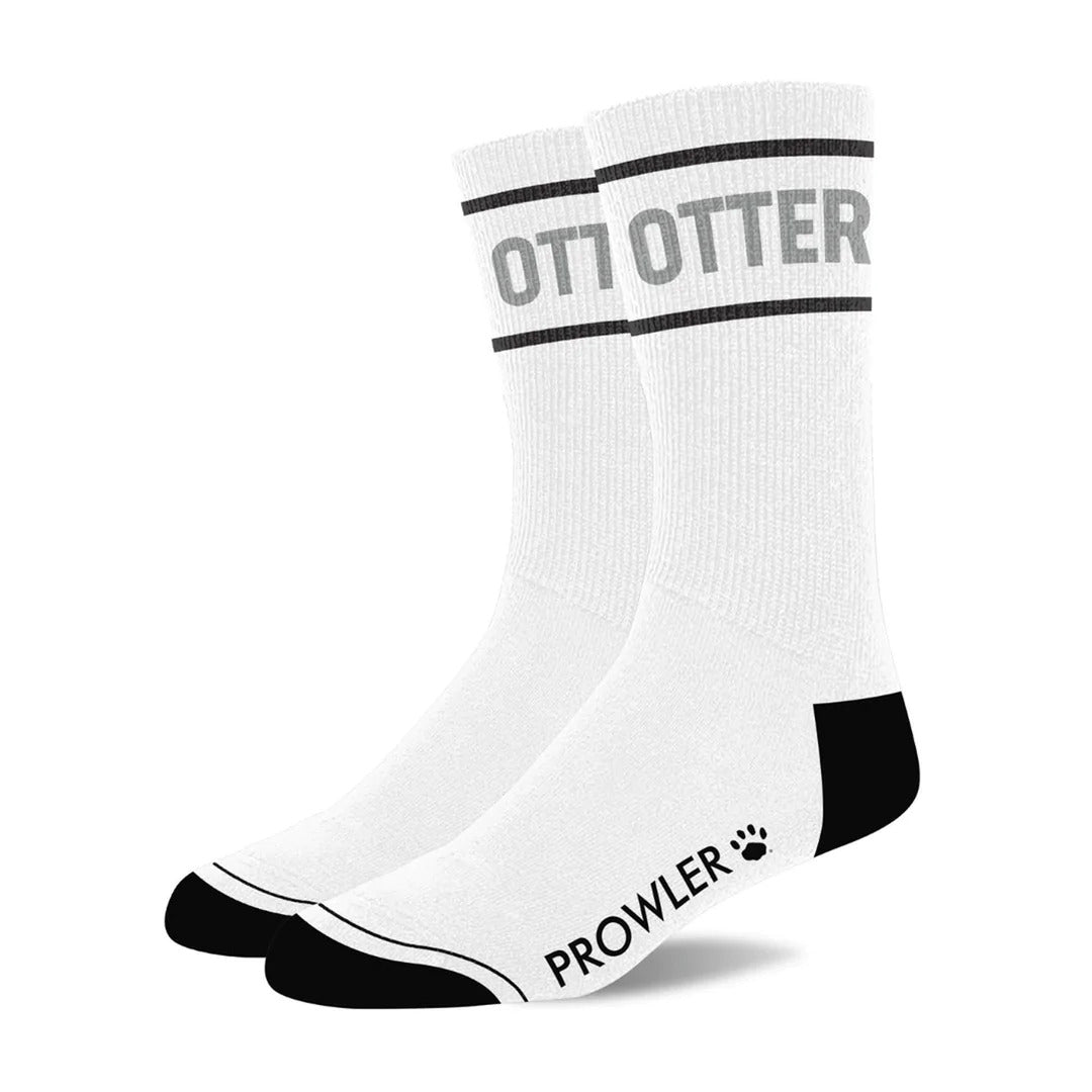 Șosete Prowler RED Otter Alb/Gri – Șosete din bumbac premium pentru confort și stil - Sosete Festival