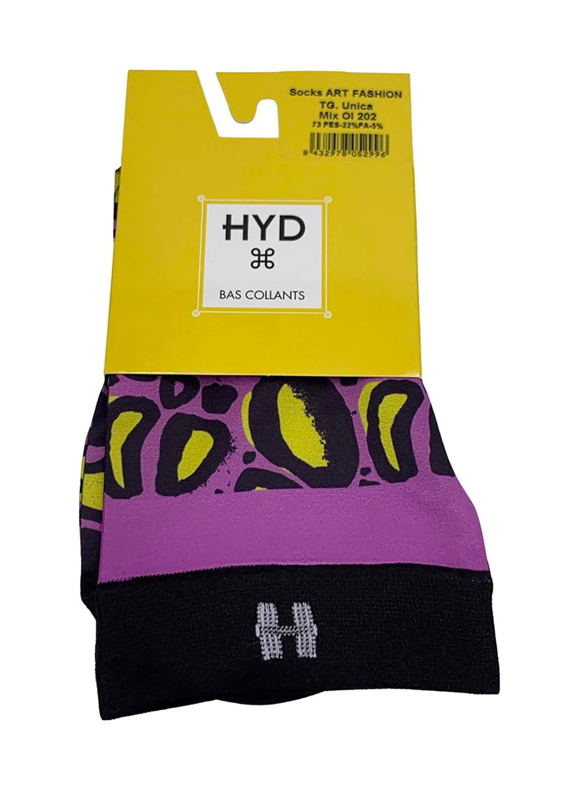 Șosete lungi damă festival HYD Art Fashion – design artistic exclusiv, 20 DEN - Sosete Festival