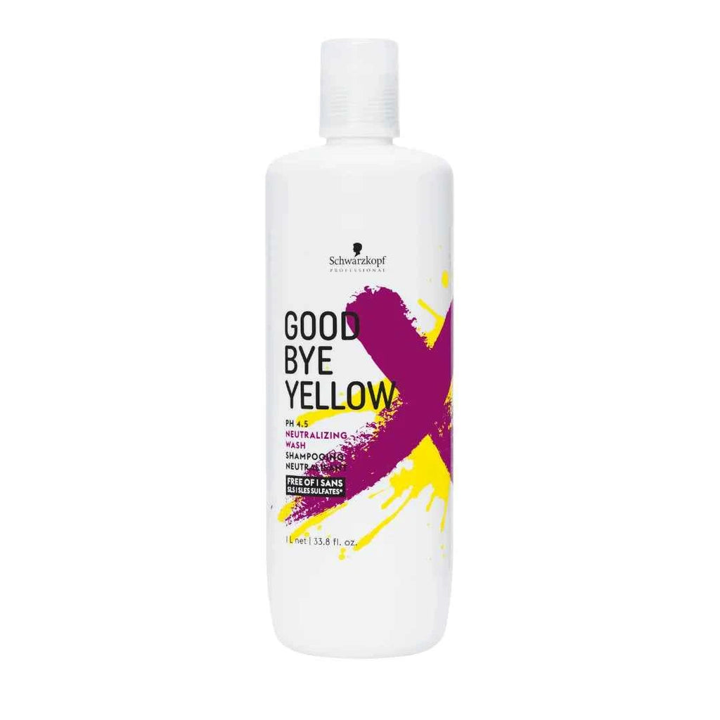 Șampon Neutralizator Good Bye Yellow 1000 ml  Schwarzkopf Professional