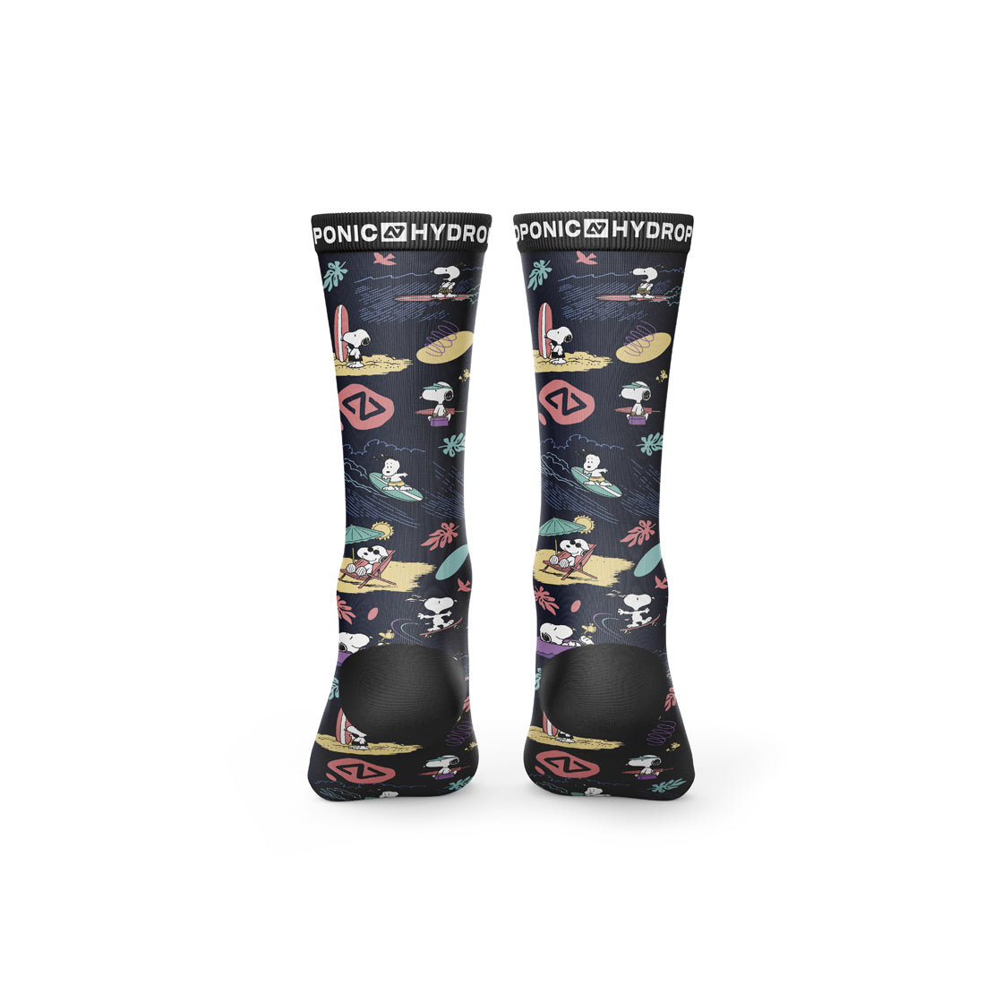 Șosete PEANUTS Beach Navy  Șosete unisex cu imprimeu oficial PEANUTS x Hydroponic - Sosete Festival